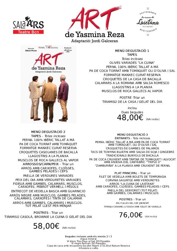 Art menú 2025