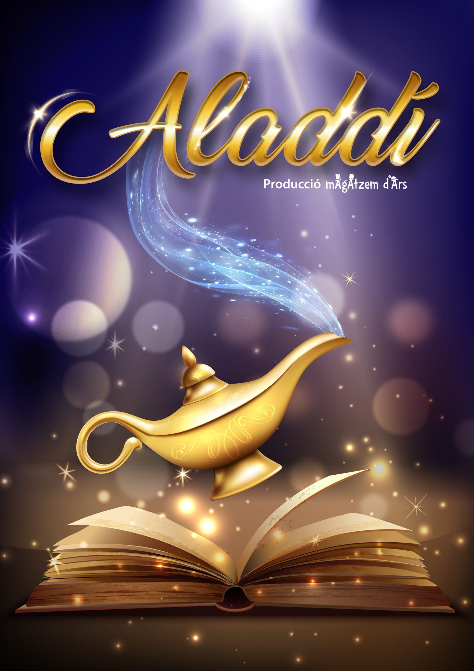 Cartell de l'obra Aladí a la Sala Ars Teatre de Barcelona