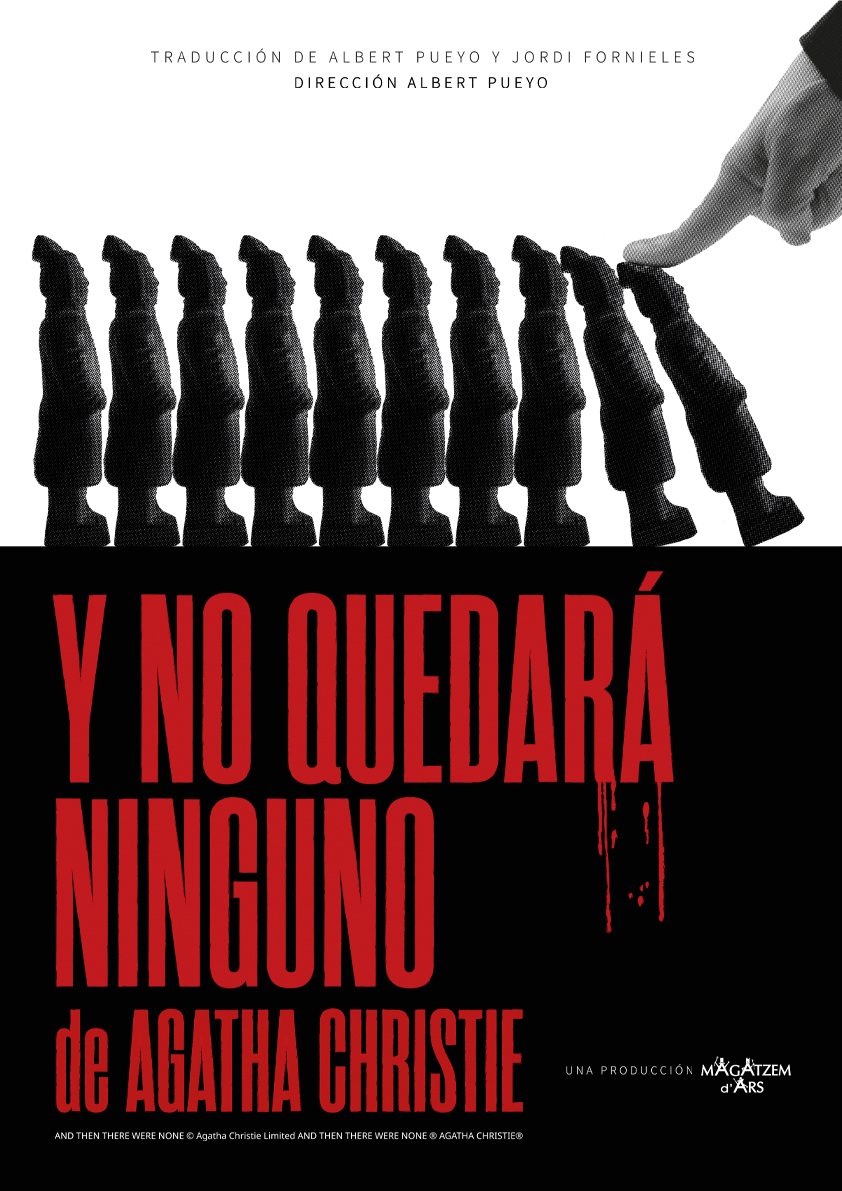 Cartel de la obra Y no quedará ninguno en la Sala Ars Teatre de Barcelona
