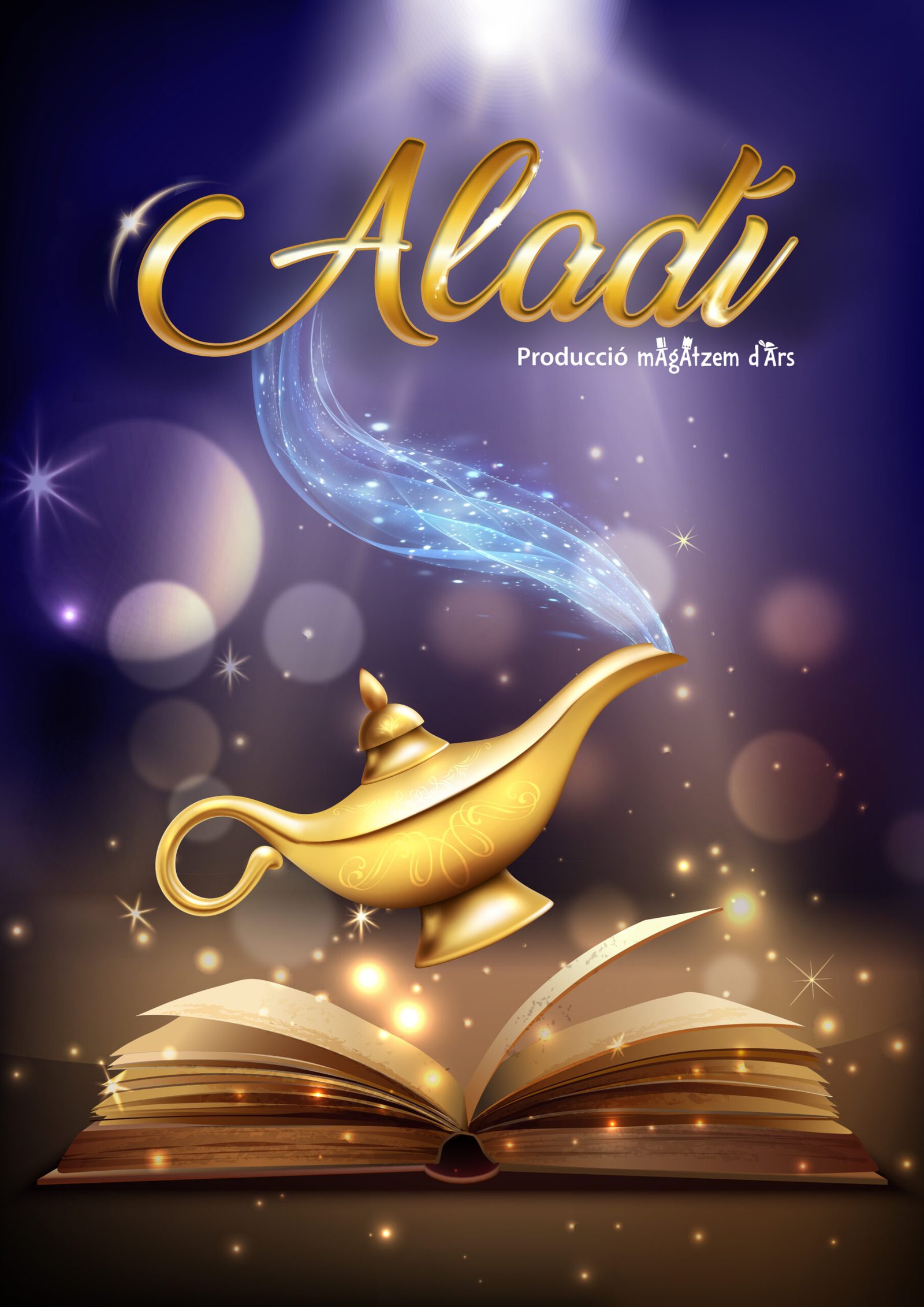 Cartell de l'obra Aladí a la Sala Ars Teatre de Barcelona