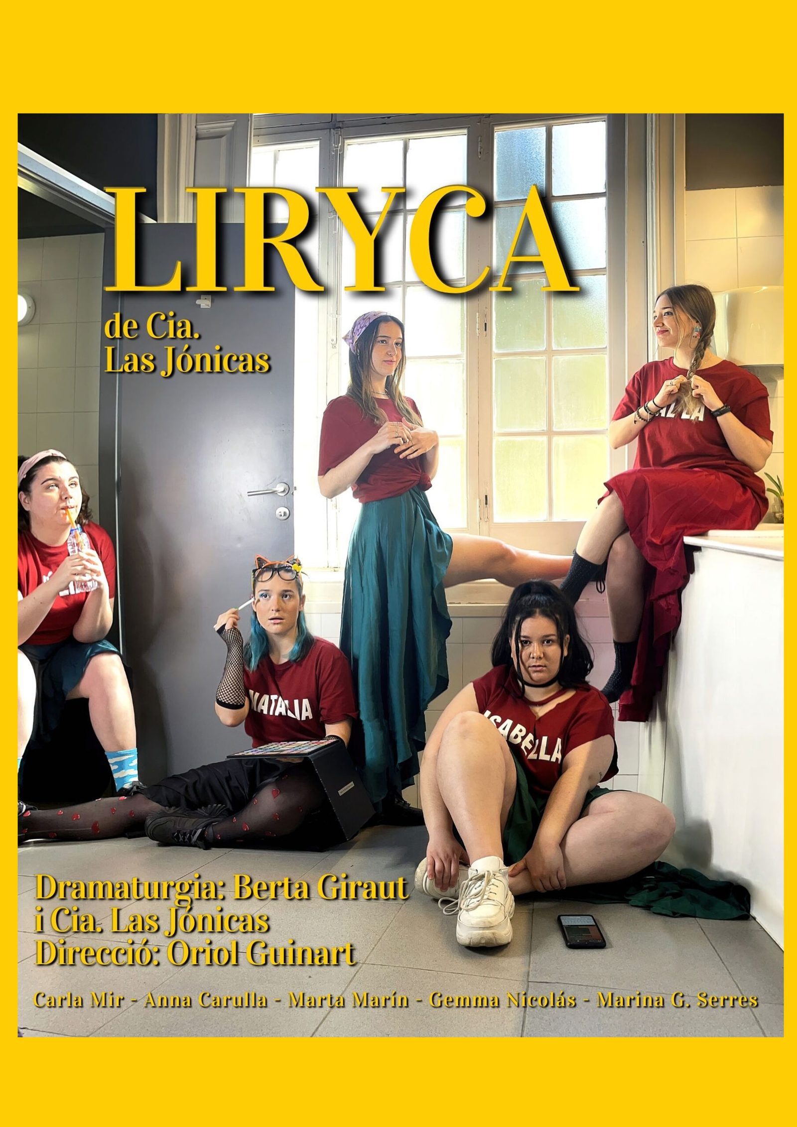 Cartell de l'obra Liryca a la Sala Ars Teatre de Barcelona