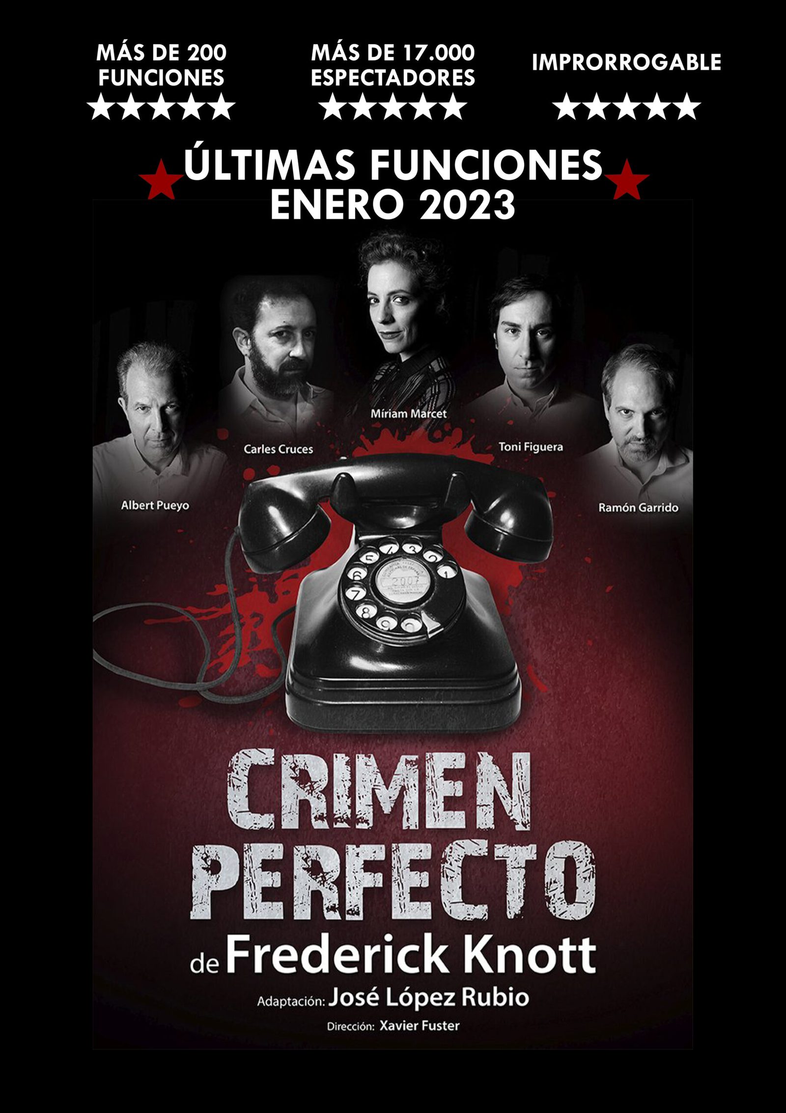 Crimen Perfecto en la Sala Ars Teatre de Barcelona