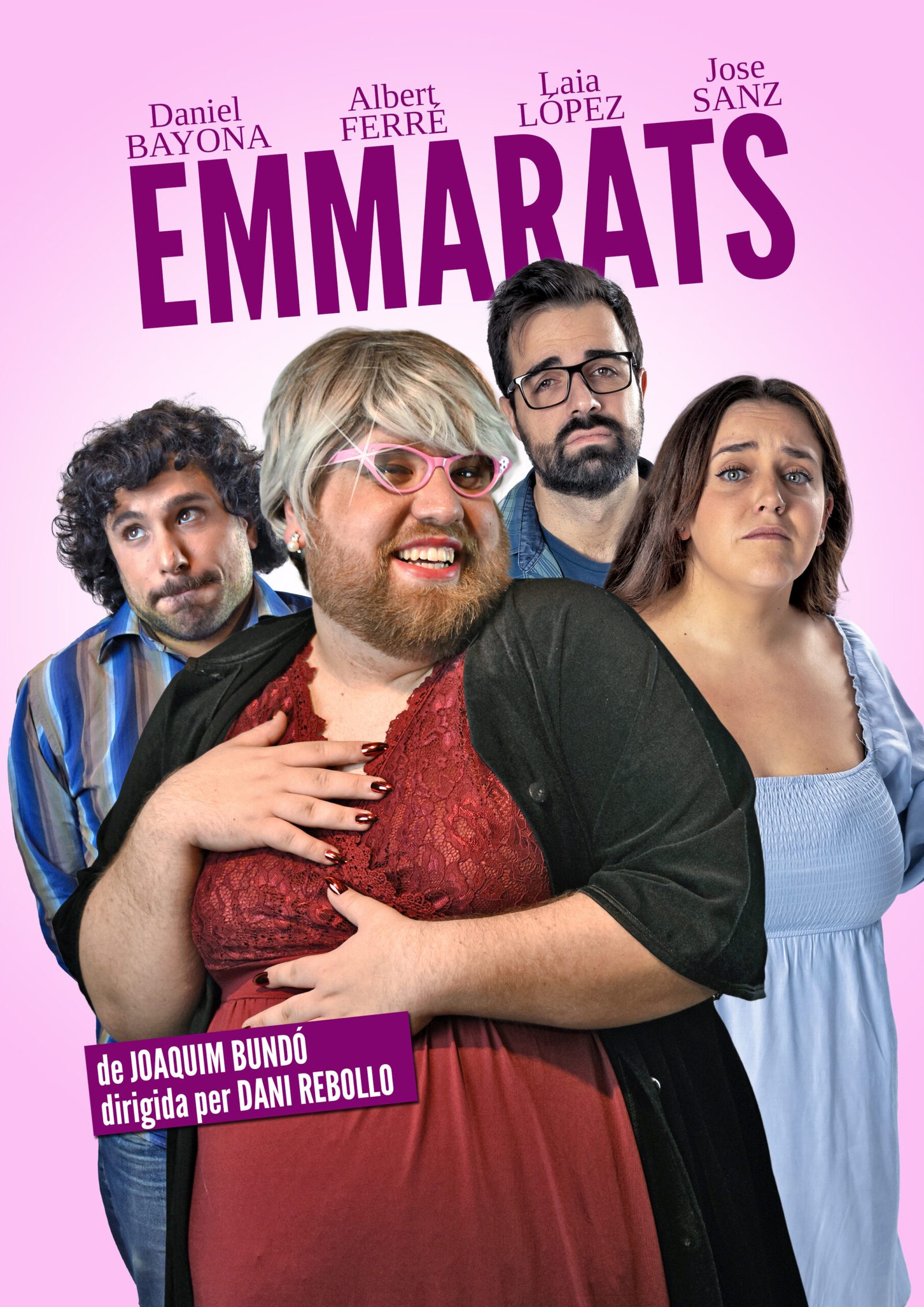 Cartell de l'obra Emmarats a la Sala Ars Teatre de Barcelona