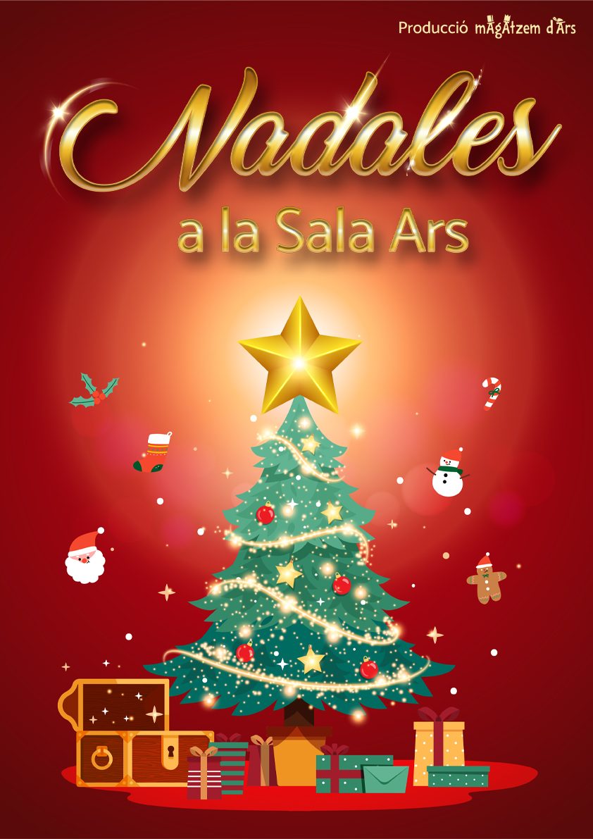 Cartell de l'obra Nadales a la Sala Ars a la Sala Ars Teatre de Barcelona