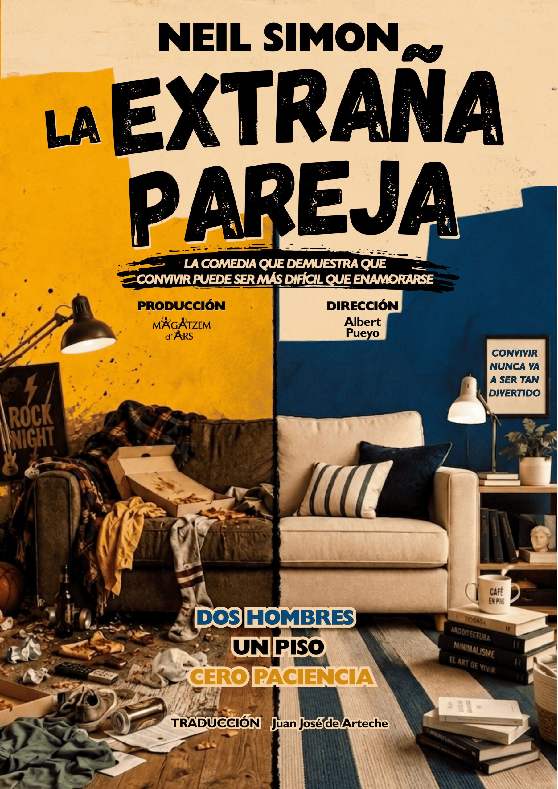 Cartell de l'obra El sopar dels infidels a la Sala Ars Teatre de Barcelona